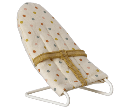 Spotty maileg baby bouncer for baby maileg mice and micro rabbits
