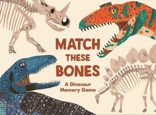A dinosaur themed matching memory game