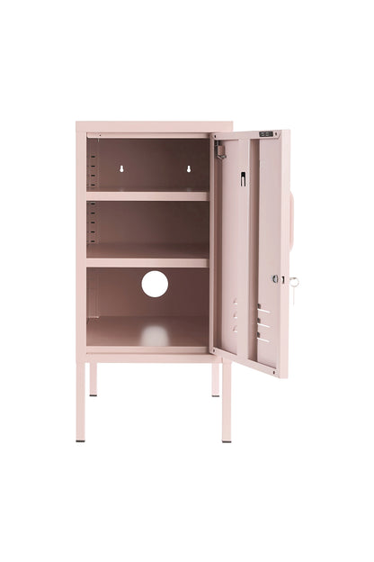 Mustard Made Metal Locker Shorty Blush pink colour with Right Opened door