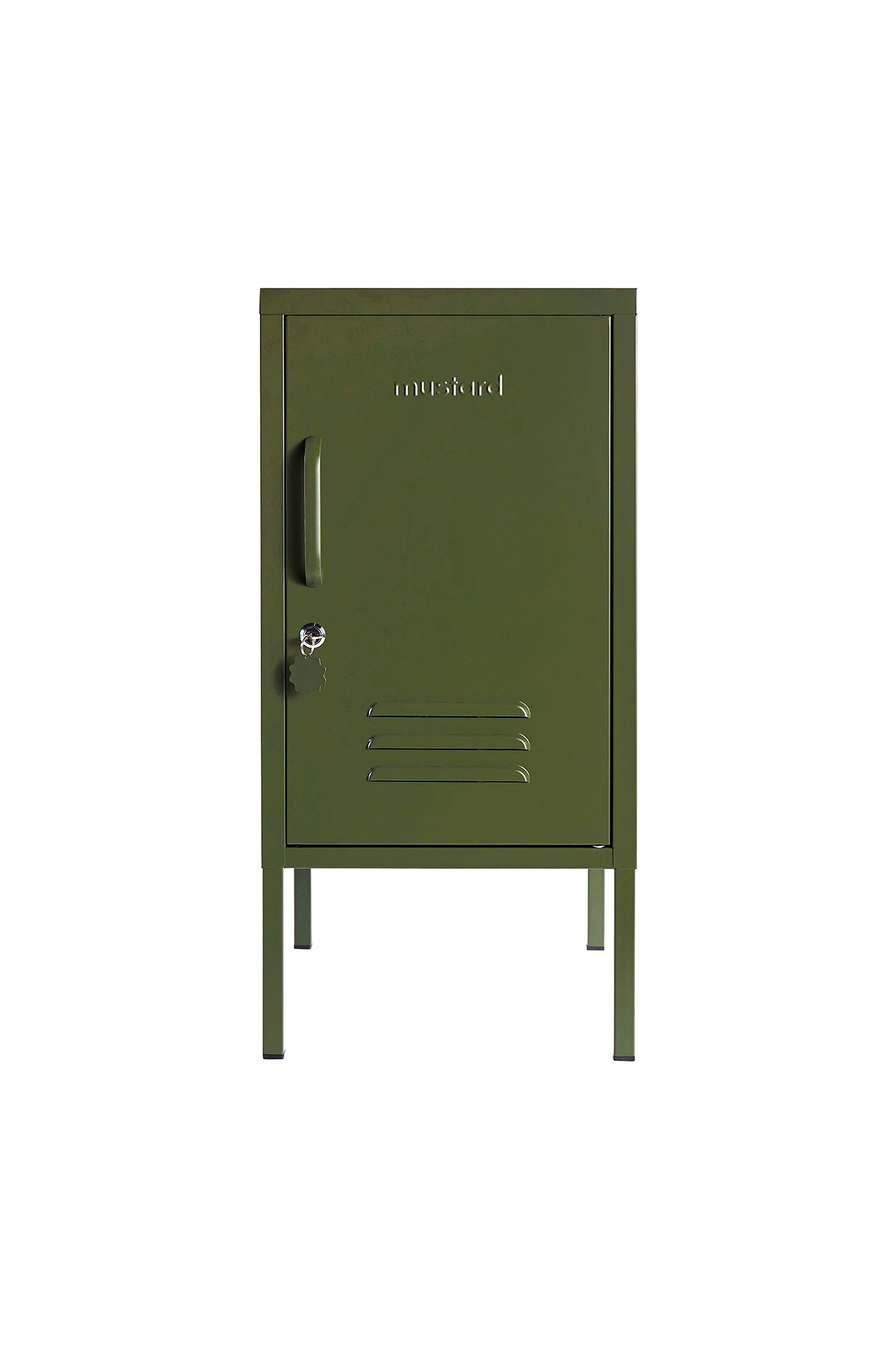 Mustard Made Metal Locker Shorty Olive Green colour Right Opening