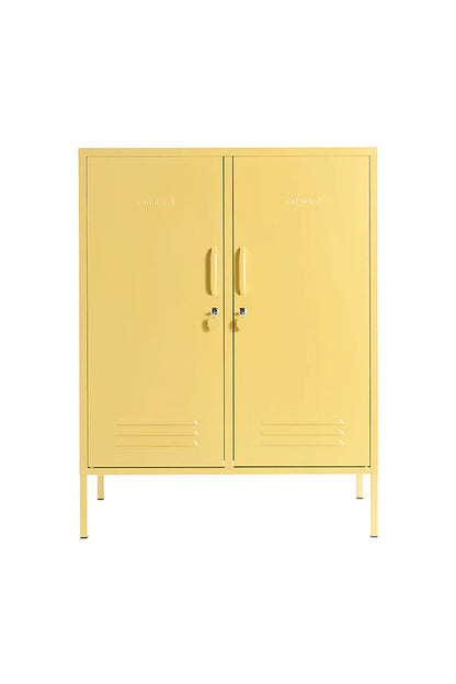 Mustard Made midi sized locker in butter yellow