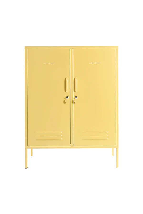 Mustard Made midi sized locker in butter yellow