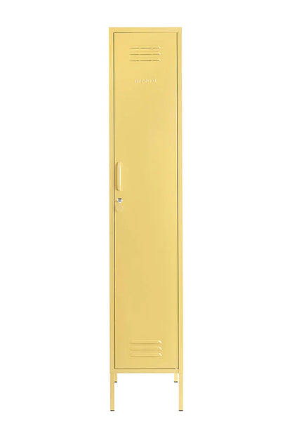 Mustard Made tall Skinny Locker in butter yellow 