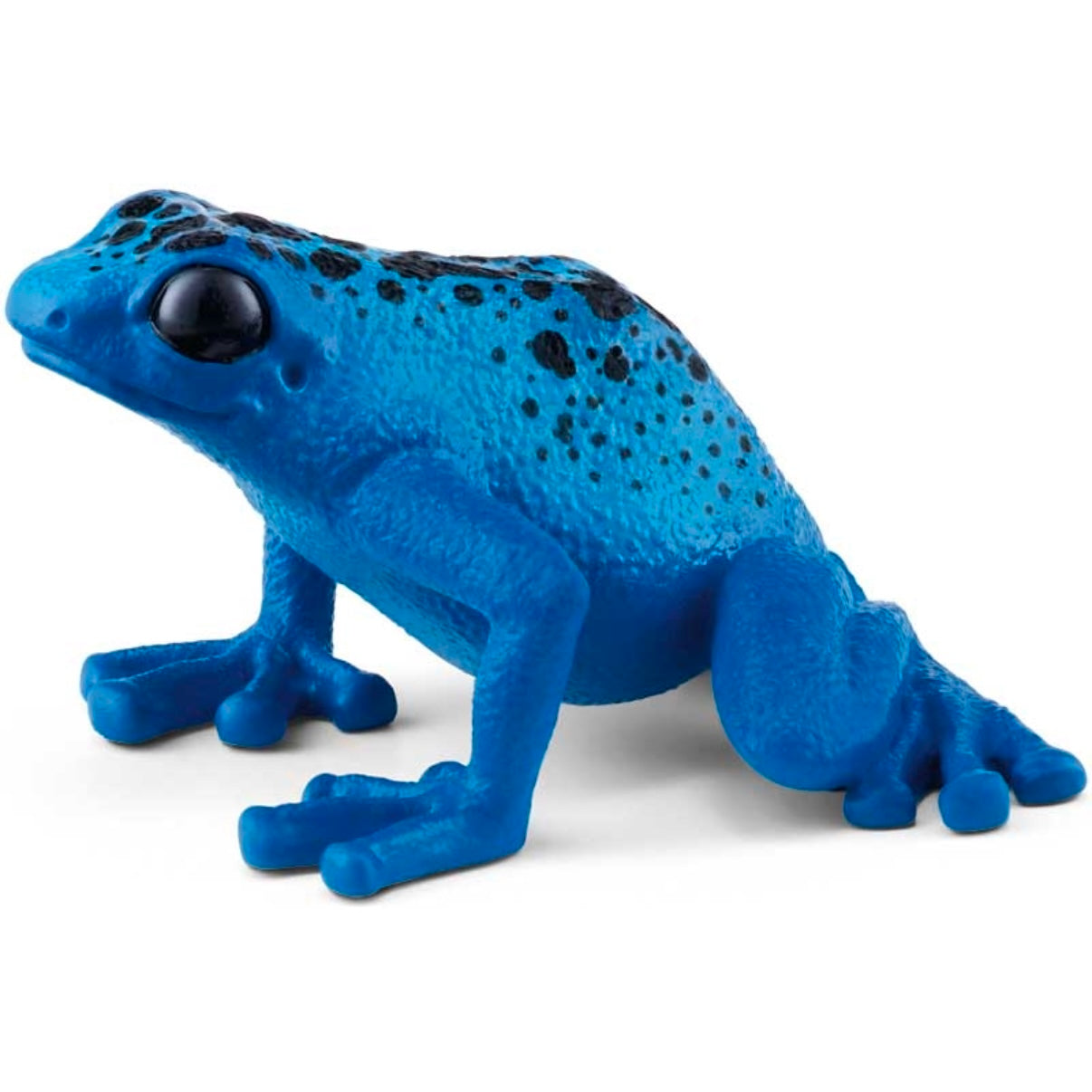 Schleich Poison Dart Frog Toy Figure, blue with black spots