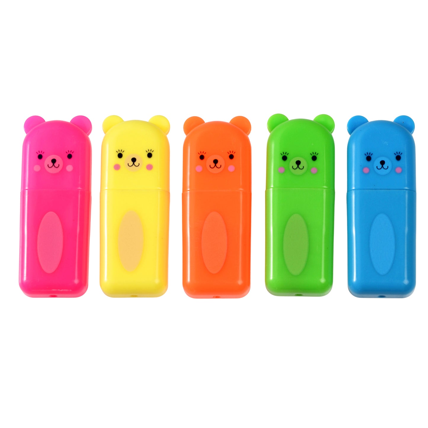 Bear Highlighter Pens (set of 5)