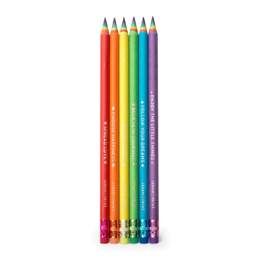 Legami Set of 3 HB Graphite Pencils made from Recycled Paper