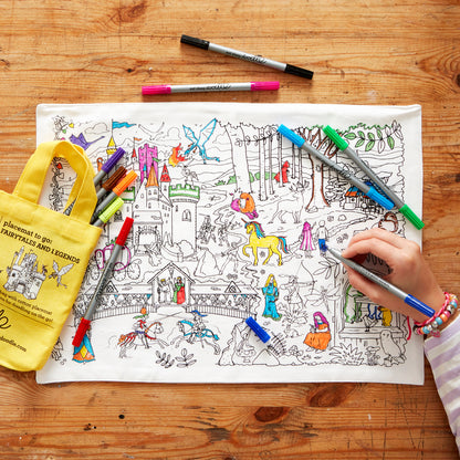 Fairytales and Legends Colouring Placemat
