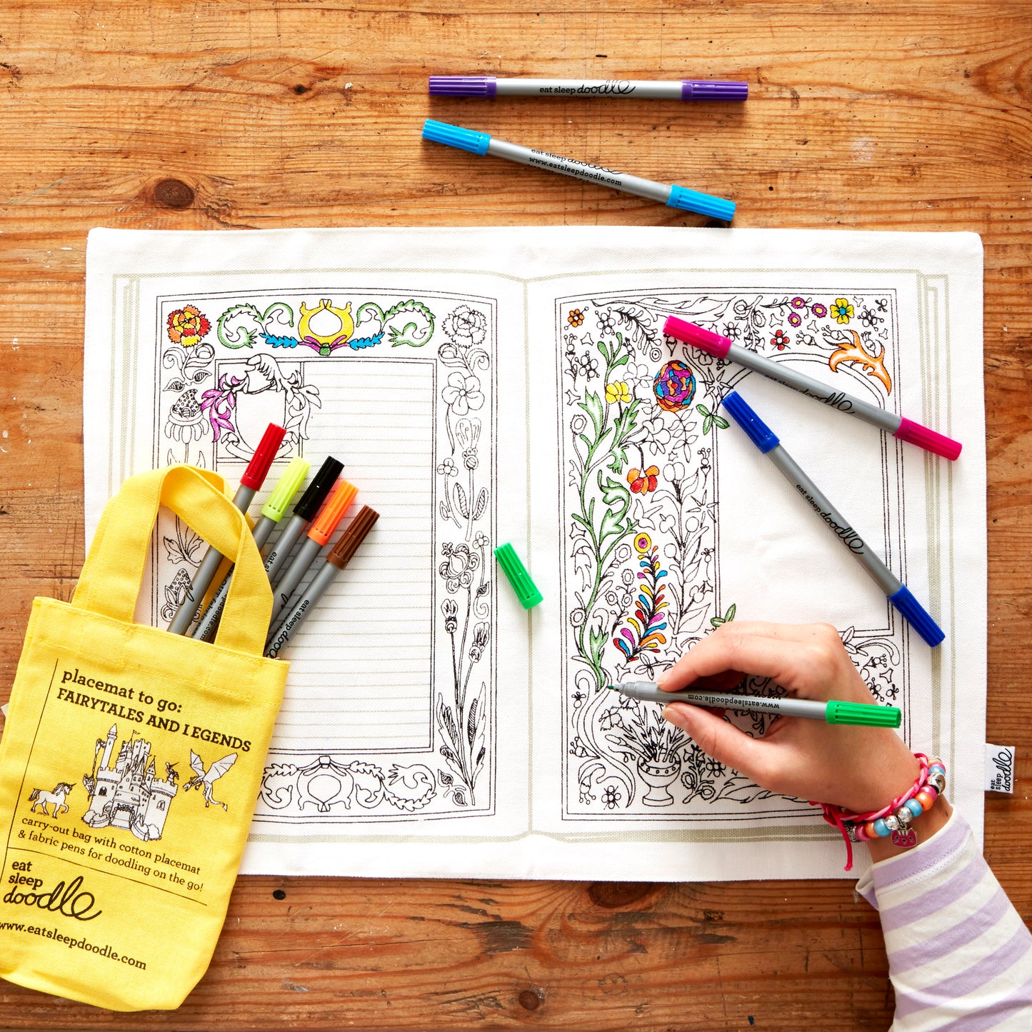 Fairytales and Legends Colouring Placemat