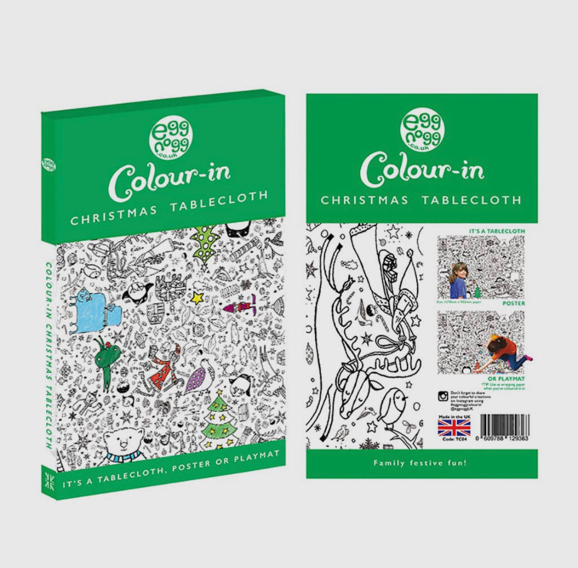 Giant colouring in poster/tablecloth - Christmas