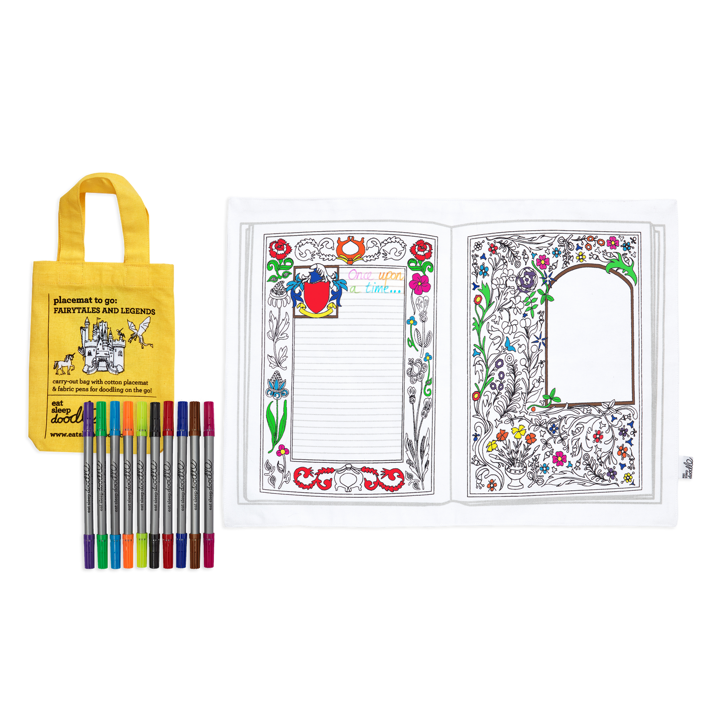 Fairytales and Legends Colouring Placemat