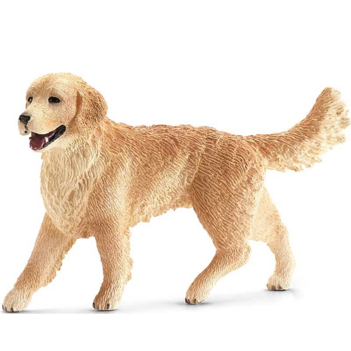 Toy golden retriever. Hand painted, golden/cream colour.