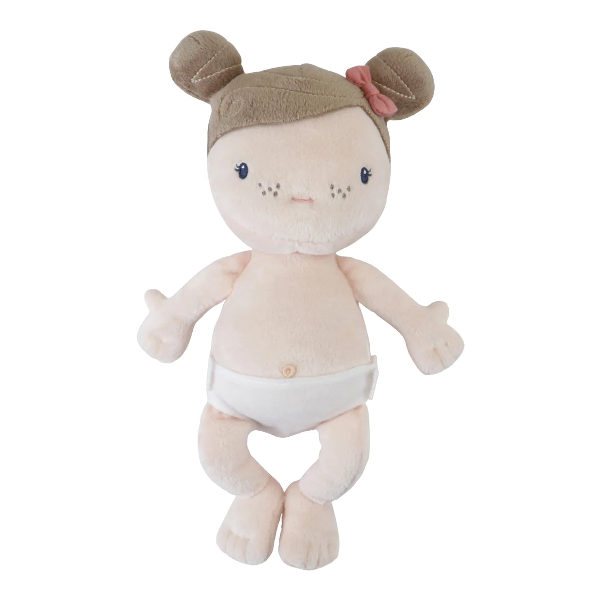 Little Dutch Baby Rosa comes with a velcro nappy so children can change their baby
