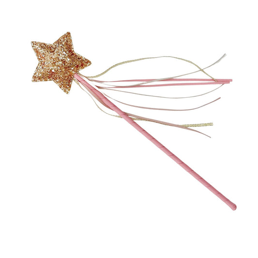 Pink Glitter Star Wand