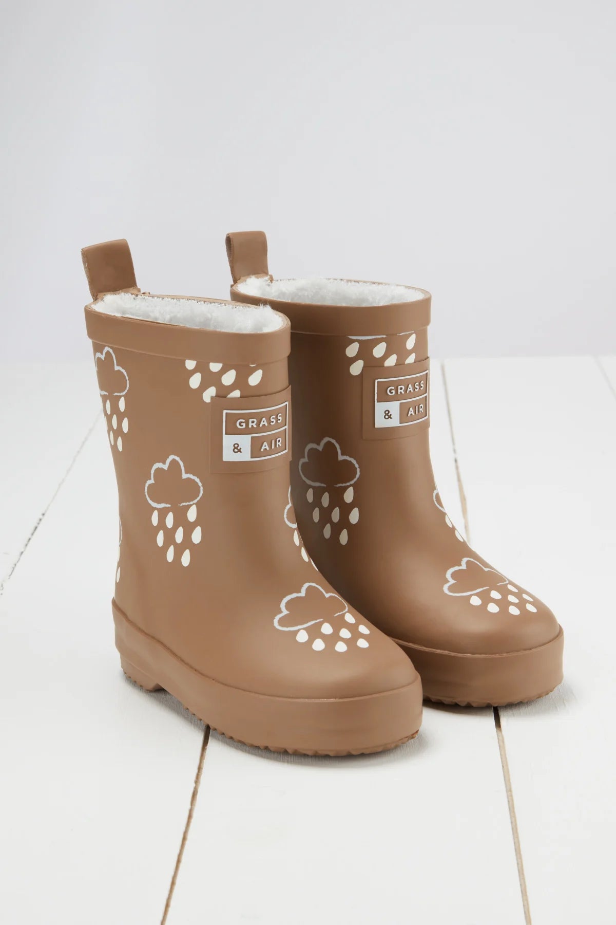 Colour Changing Kids Wellies - Fudge