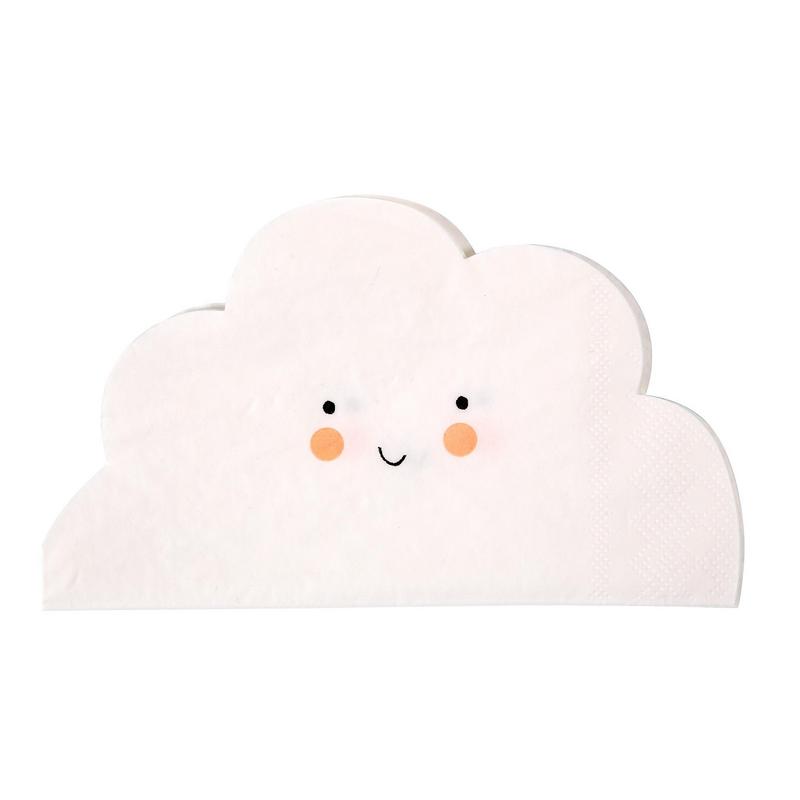 Happy Cloud Napkins (x 20)