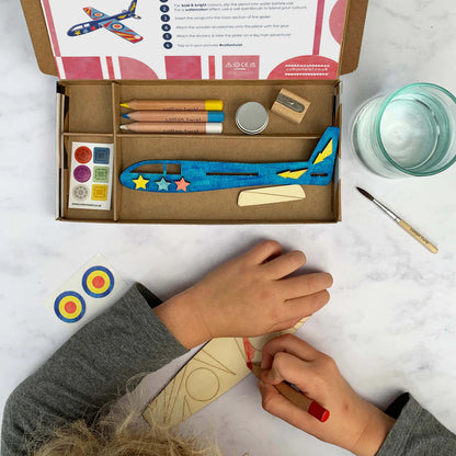 Make your own glider craft activity box