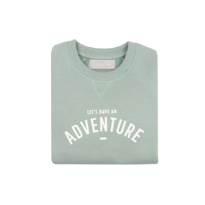 Sage ‘Let’s Have An Adventure’ Sweatshirt