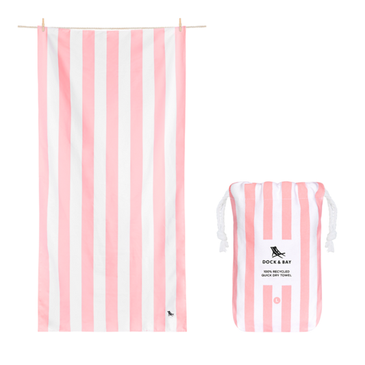 Dock & Bay Quick Dry Towel - Malibu Pink