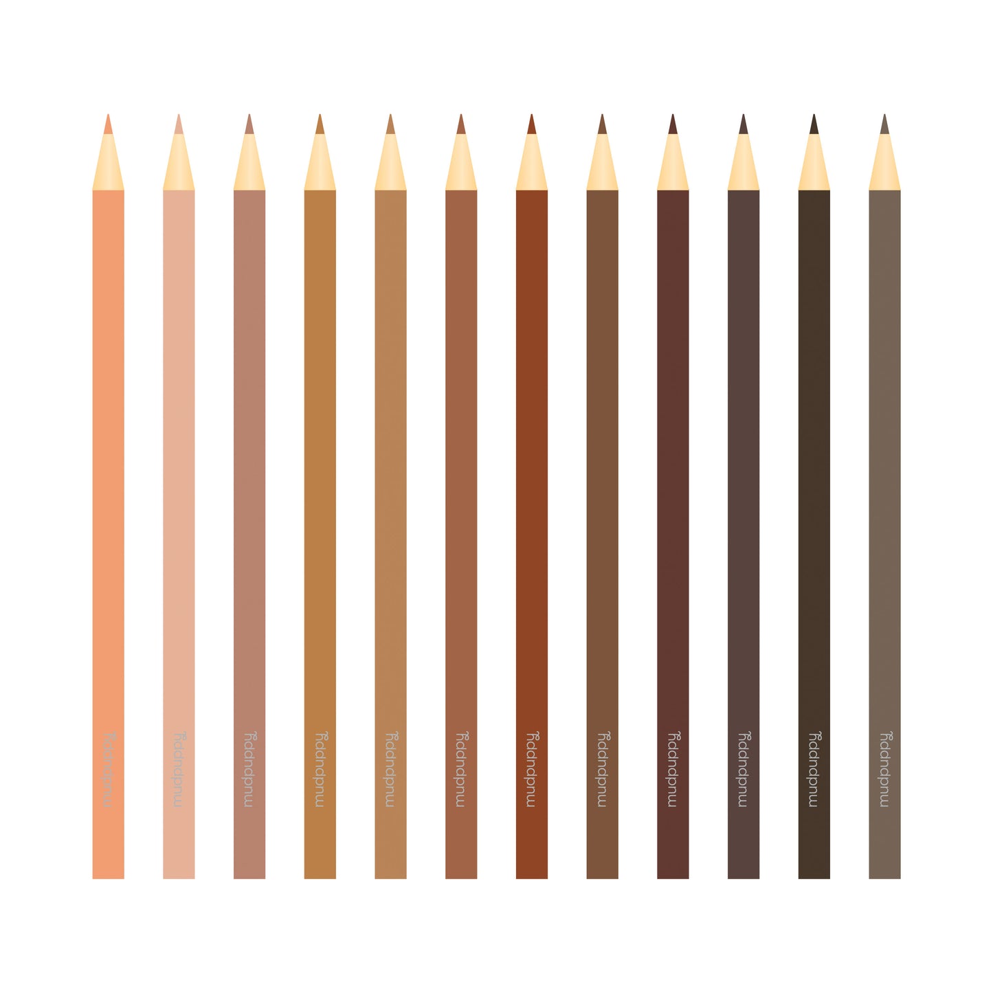 We Are Colourful Skin Tone Pencils