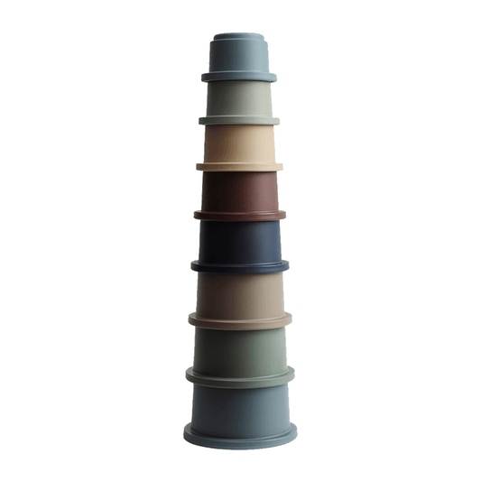 Mushie Stacking Cups (Forest)