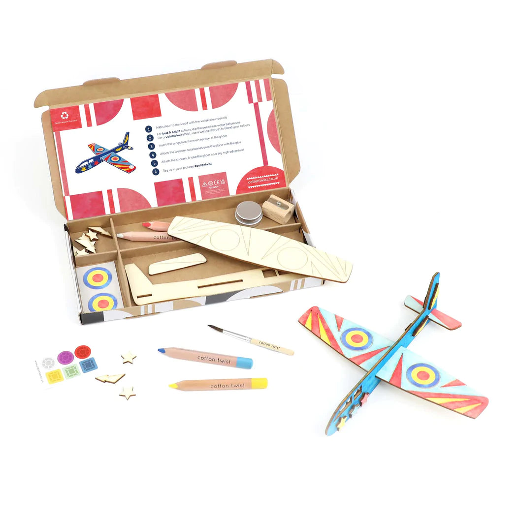 Make your own glider craft activity box