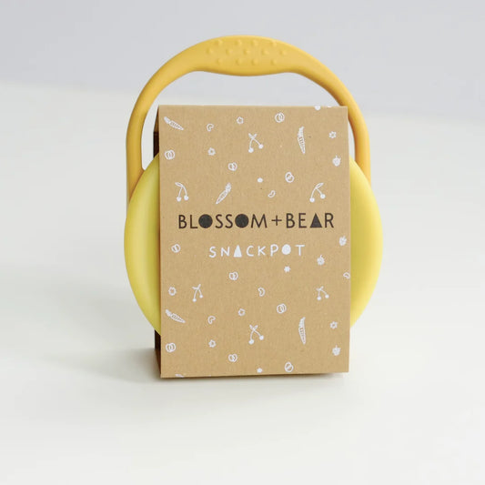 Mustard Yellow Collapsable Snack Pot