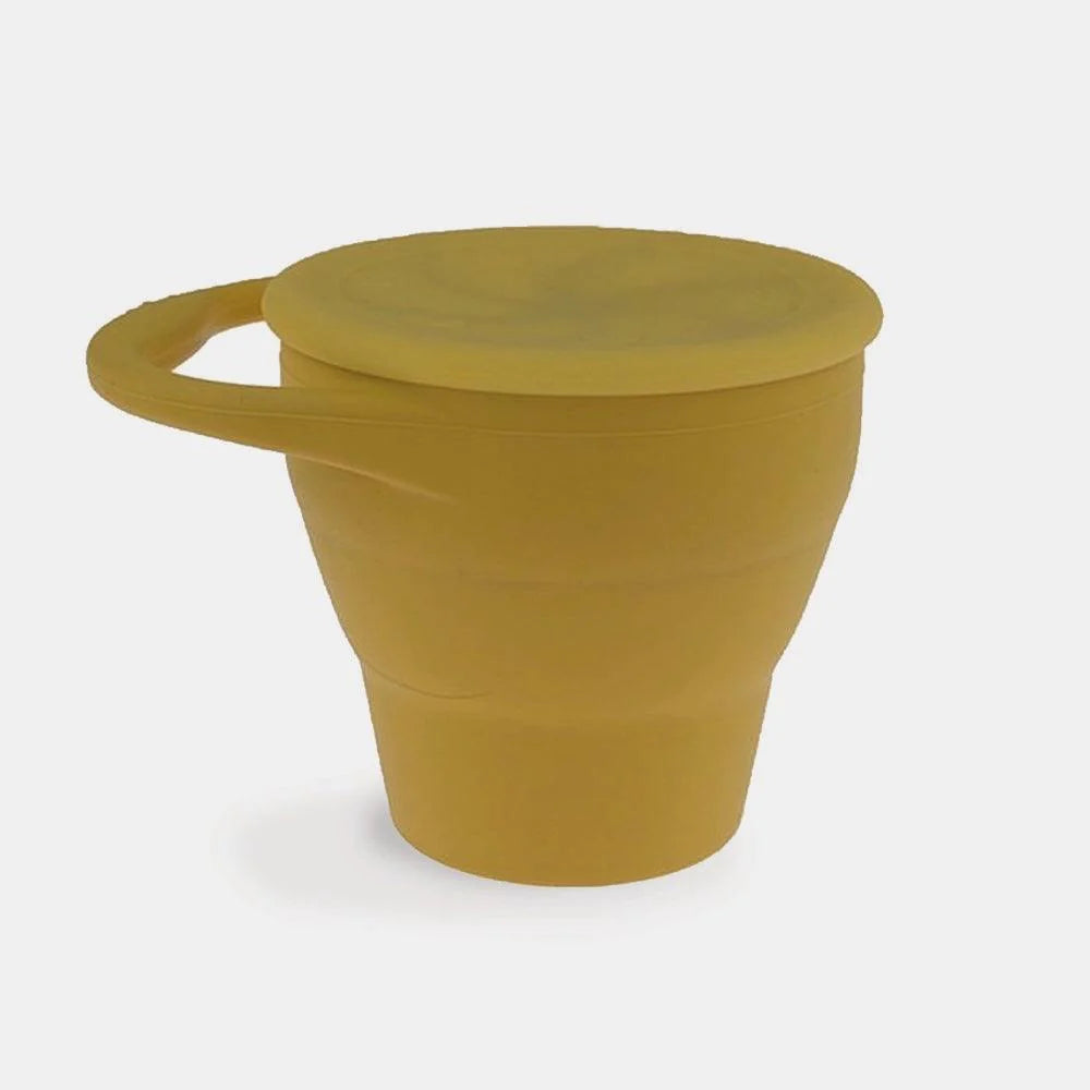 Mustard Yellow Collapsable Snack Pot