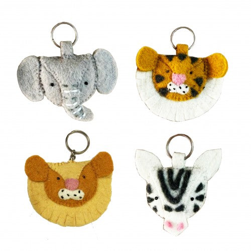 Mini Animal Mask Keyrings