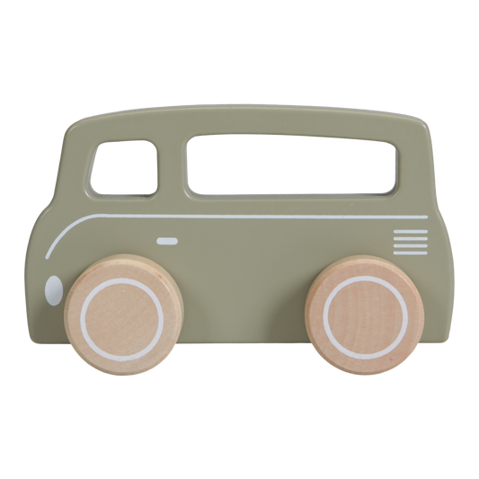 Little Dutch Olive Green Wooden Van