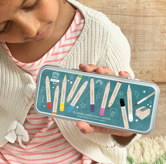 Jumbo Watercolour Pencils Tin
