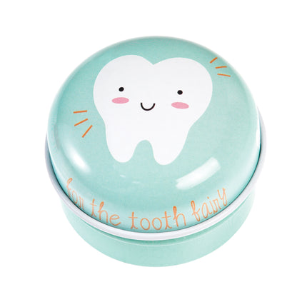 Tooth Fairy Tin - Duck Egg Blue