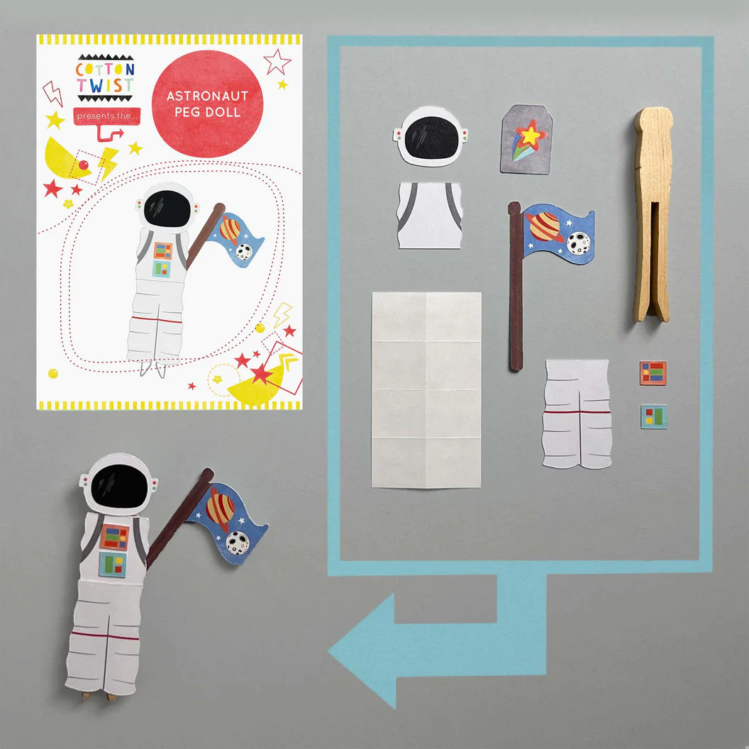 Make Your Own Astronaut Peg Doll
