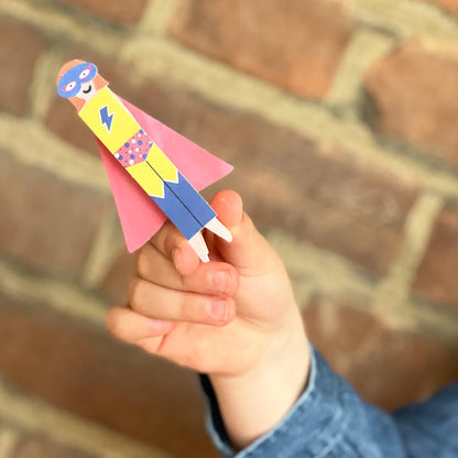 Make Your Own Super Hero Peg Doll