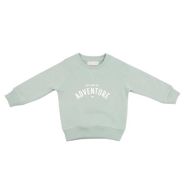 Sage ‘Let’s Have An Adventure’ Sweatshirt