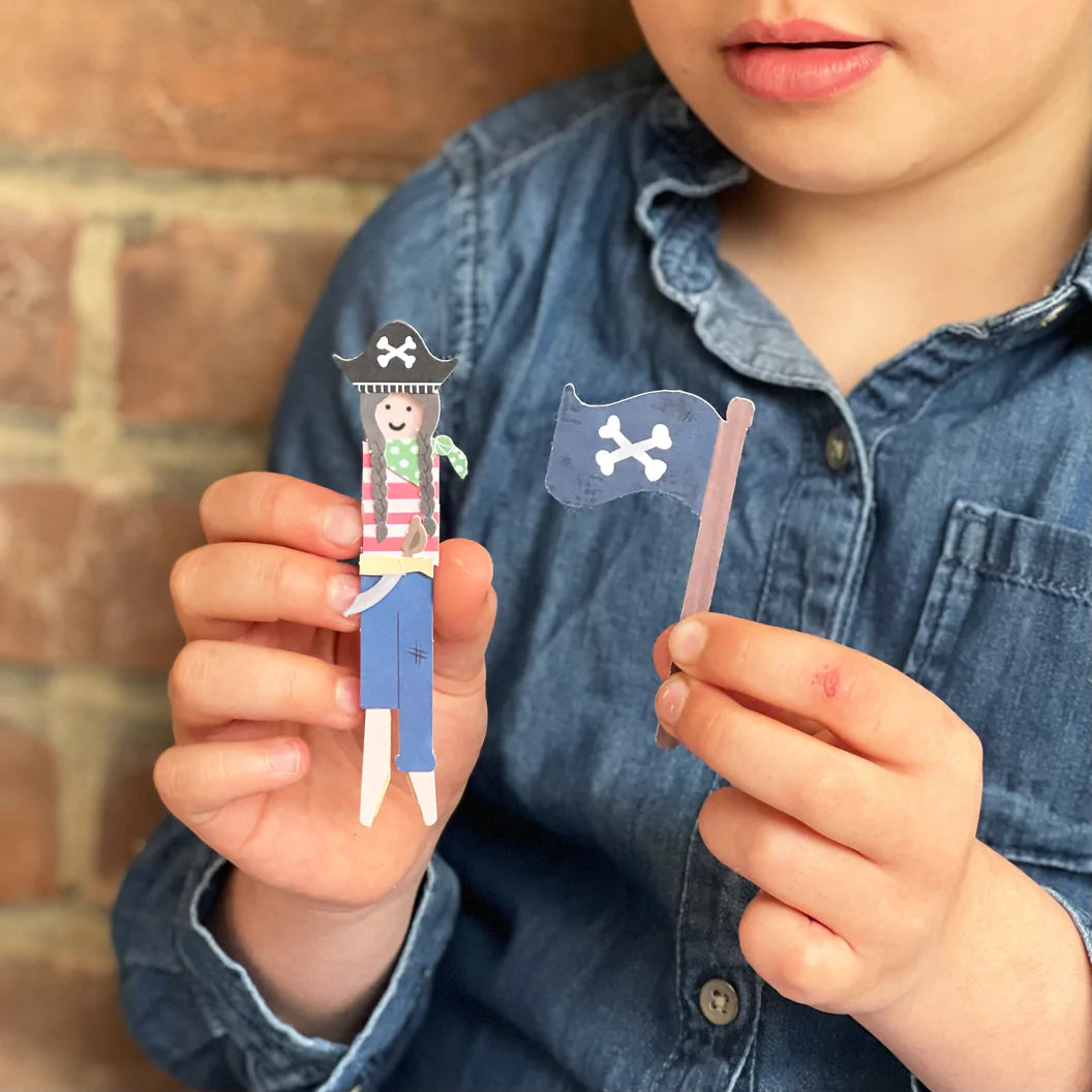Make Your Own Pirate Peg Doll